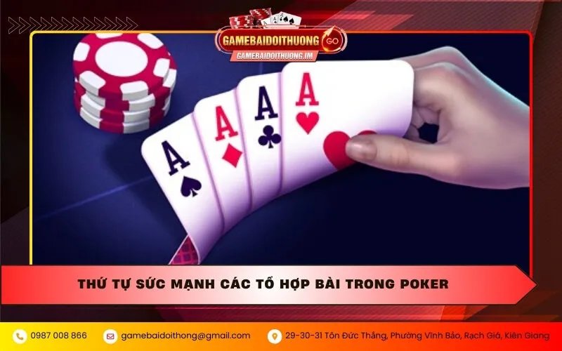 thu tu suc manh cac to hop bai trong poker Thứ tự sức mạnh các tổ hợp bài trong Poker