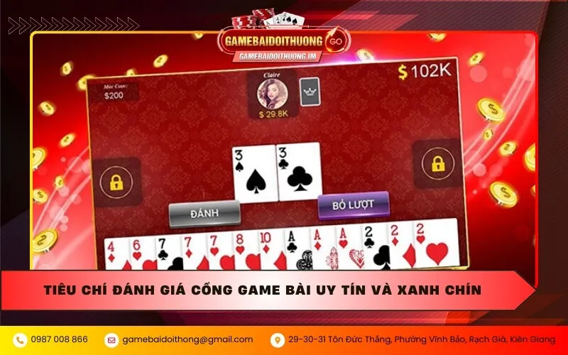 Tiêu chí đánh giá cổng game bài uy tín và xanh chín